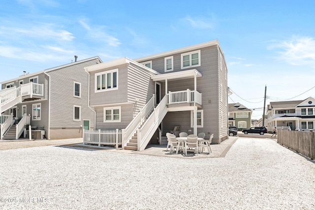 3 Newark Ave, Lavallette, NJ 08735 - back of house featuring stairs and a patio