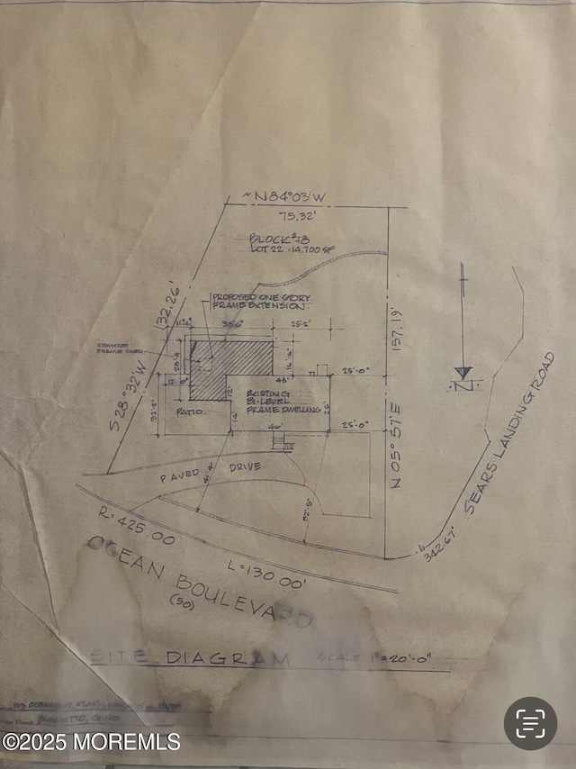 193 Ocean Blvd, Atlantic Highlands, NJ 07716 - survey map / technical document