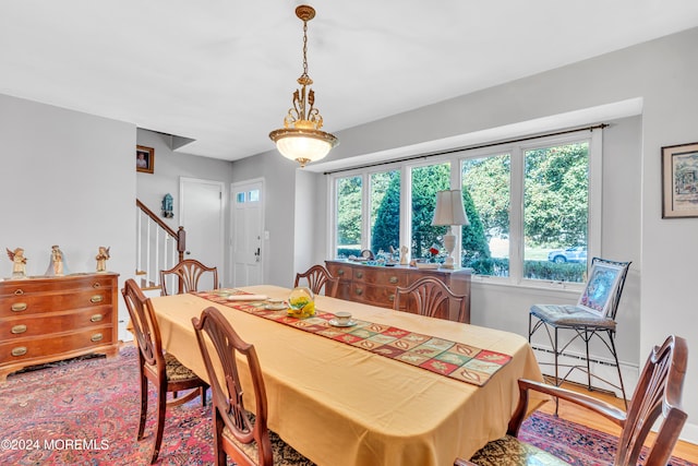 708 New York Blvd, Sea Girt, NJ 08750 - dining area with stairway