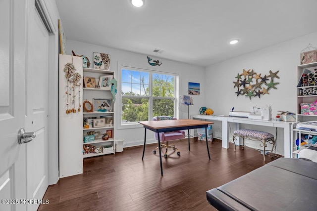 10 Willow Ave, Matawan, NJ 07747 - office featuring wood finished floors and recessed lighting