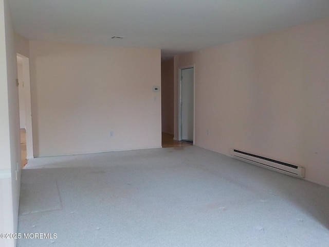 17 Meadowbrook Rd, Brick, NJ 08723 - spare room featuring baseboard heating and light colored carpet