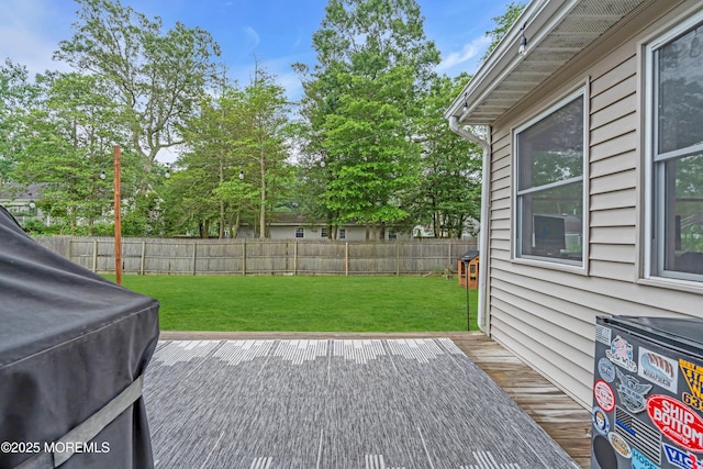 217 Hemlock Dr, Lanoka Harbor, NJ 08734 - deck featuring a fenced backyard