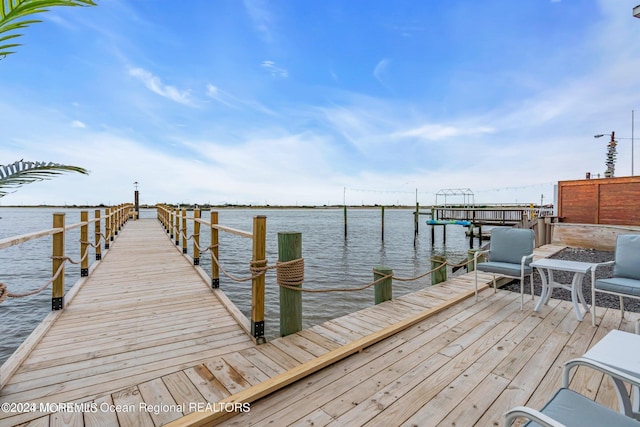 681/2 Shrewsbury Ave, Highlands, NJ 07732 - dock area with a water view