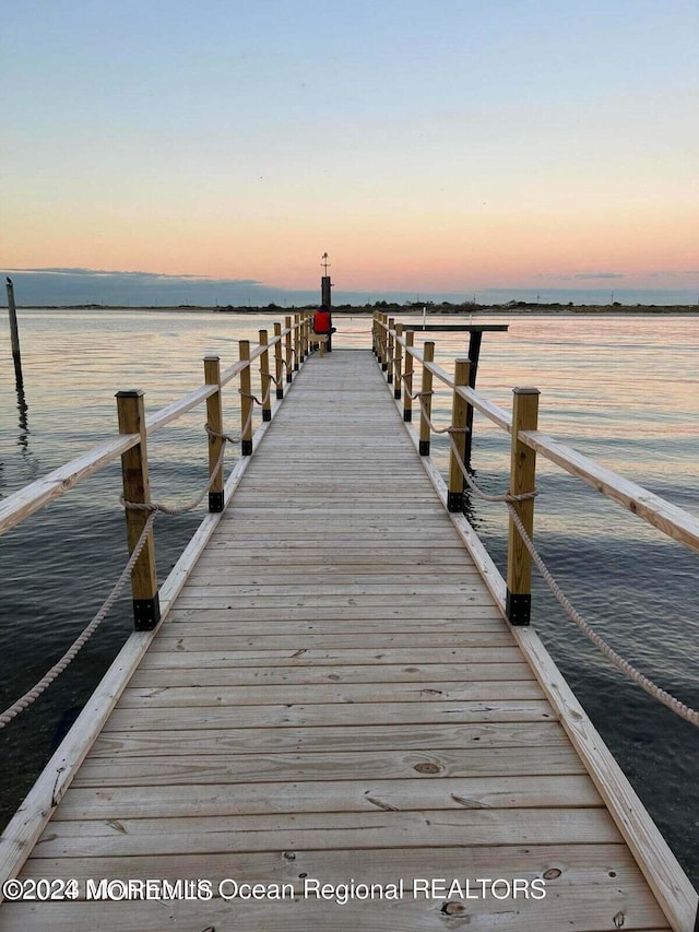 681/2 Shrewsbury Ave, Highlands, NJ 07732 - dock area featuring a water view