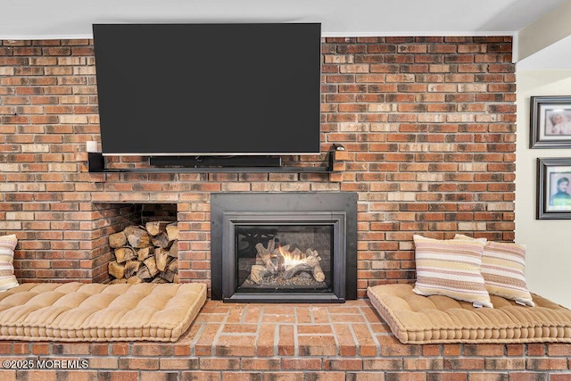 22 Indian Hill Rd, Freehold, NJ 07728 - detailed view of a fireplace