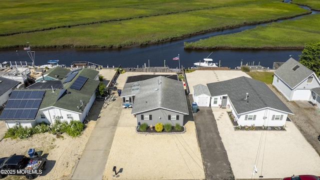 14 S Portland Dr, Little Egg Harbor, NJ 08087 - aerial view of residential area featuring a nearby body of water