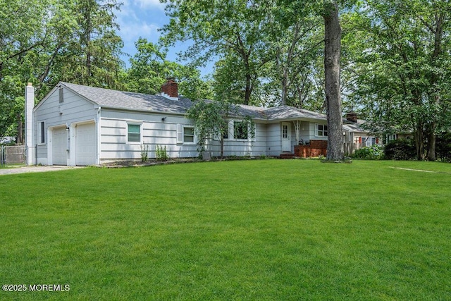 424 Colleen Ct, Toms River, NJ 08755 - ranch-style house featuring a chimney