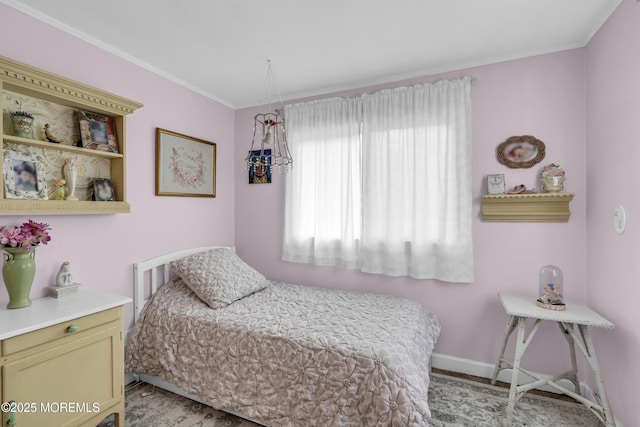 553 Kingfisher Cir, Brick, NJ 08723 - bedroom featuring crown molding and light wood-style flooring