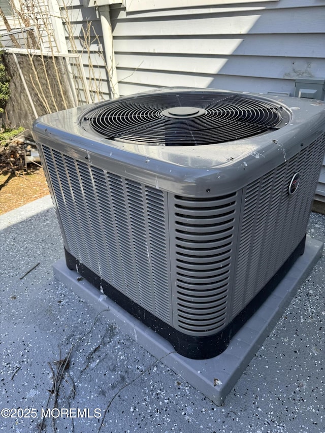 164 Cours De Clemenceau Unit E, Freehold, NJ 07728 - exterior view of a central AC unit