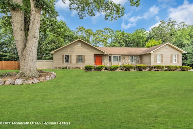 716 Hyson Rd, Jackson, NJ 08527 - ranch-style home featuring stone siding