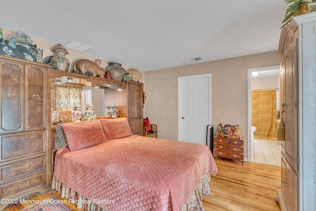 716 Hyson Rd, Jackson, NJ 08527 - bedroom with light wood finished floors and ensuite bath