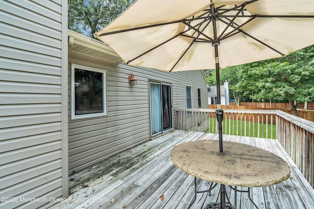 716 Hyson Rd, Jackson, NJ 08527 - view of wooden deck