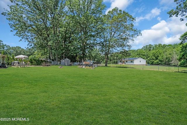 530 Aldrich Rd, Howell, NJ 07731 - view of yard featuring a storage shed