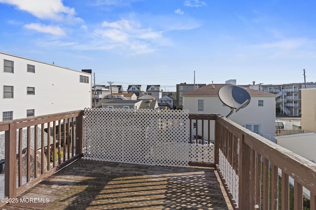 118 Sampson Ave, Seaside Heights, NJ 08751 - wooden deck with a residential view