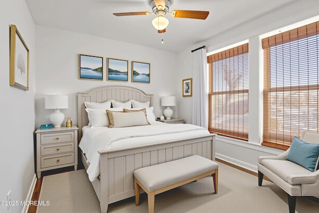 118 Sampson Ave, Seaside Heights, NJ 08751 - bedroom featuring baseboards and a ceiling fan