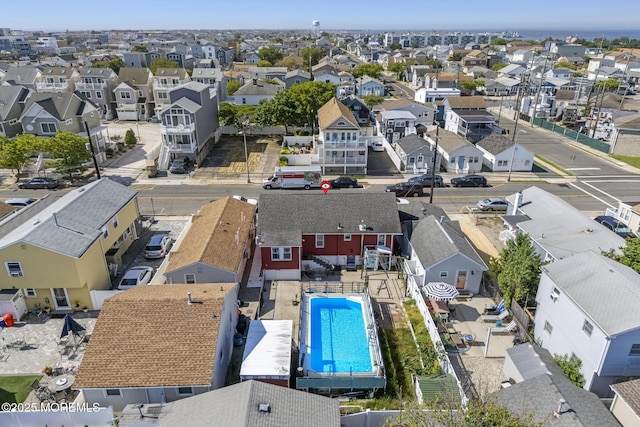 242 Sherman Ave, Seaside Heights, NJ 08751 - aerial perspective of suburban area with a pool