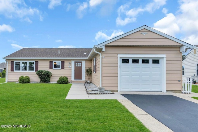 3 Andover Ct, Toms River, NJ 08757 - single story home with driveway, a front yard, and a garage