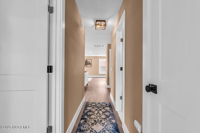 3 Andover Ct, Toms River, NJ 08757 - hallway featuring baseboards and wood finished floors