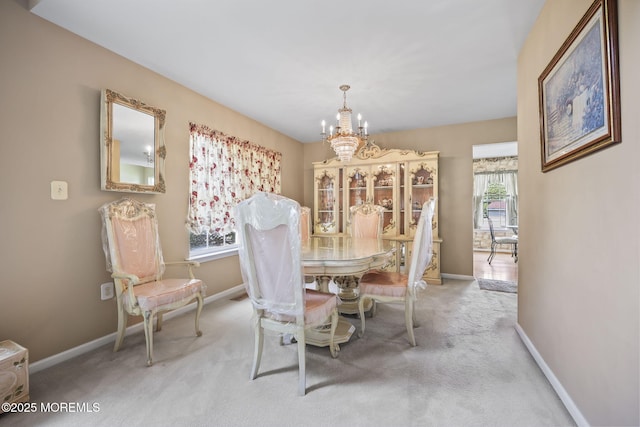 28 Brent Dr, Howell, NJ 07731 - dining room featuring a chandelier and carpet
