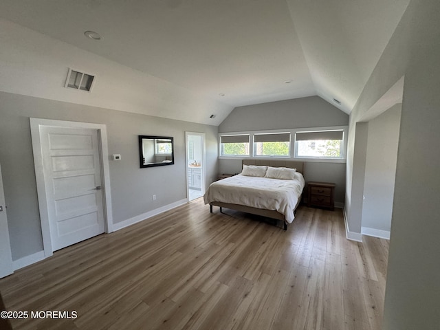 1464 Earie Way, Forked River, NJ 08731 - bedroom featuring wood finished floors and vaulted ceiling