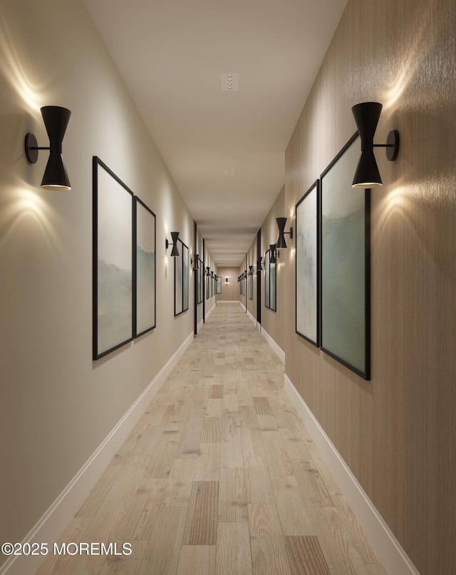 401 Boulevard 202, Seaside Heights, NJ 08751 - corridor with light wood finished floors and baseboards