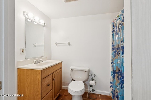 444 Cook Rd, Jackson, NJ 08527 - bathroom featuring vanity, tile patterned floors, and a shower with curtain