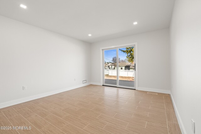 441 Slocum Pl, Oakhurst, NJ 07755 - spare room with recessed lighting and light wood-style flooring