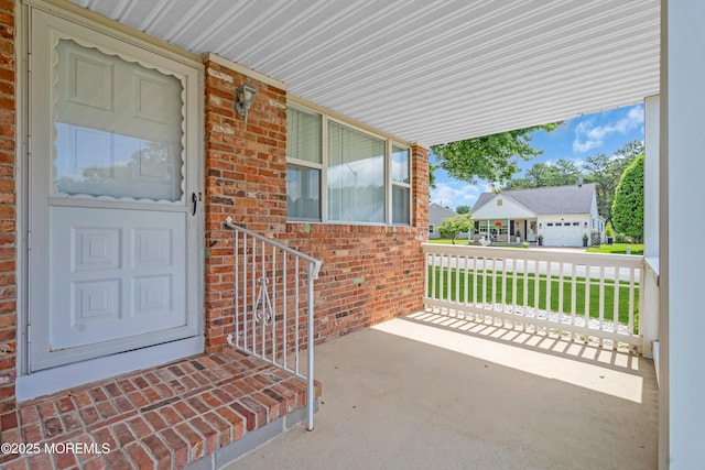 46 Carmacks Way, Toms River, NJ 08757 - entrance to property with a porch and brick siding