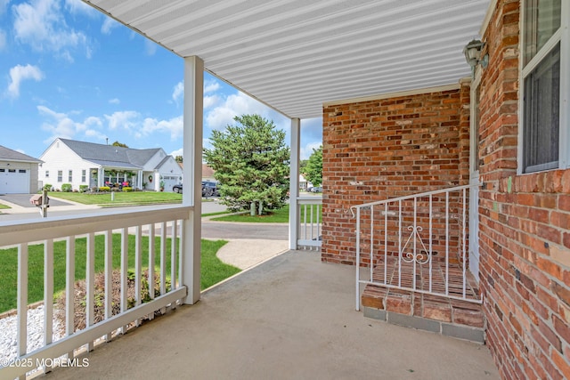 46 Carmacks Way, Toms River, NJ 08757 - porch featuring a residential view