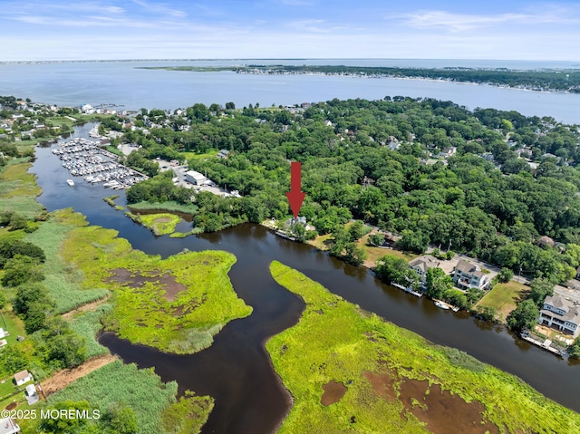 199-203 Lake Ave, Island Heights, NJ 08732 - drone / aerial view of a nearby body of water