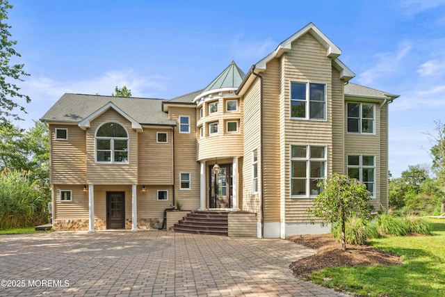 199-203 Lake Ave, Island Heights, NJ 08732 - view of front of home with a standing seam roof