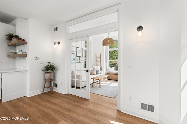 199-203 Lake Ave, Island Heights, NJ 08732 - entrance foyer with light wood finished floors and baseboards