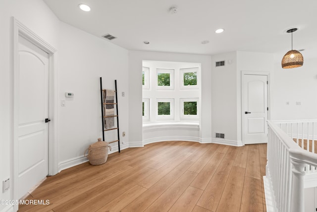 199-203 Lake Ave, Island Heights, NJ 08732 - spare room with light wood-style floors, a smoke detector, and recessed lighting
