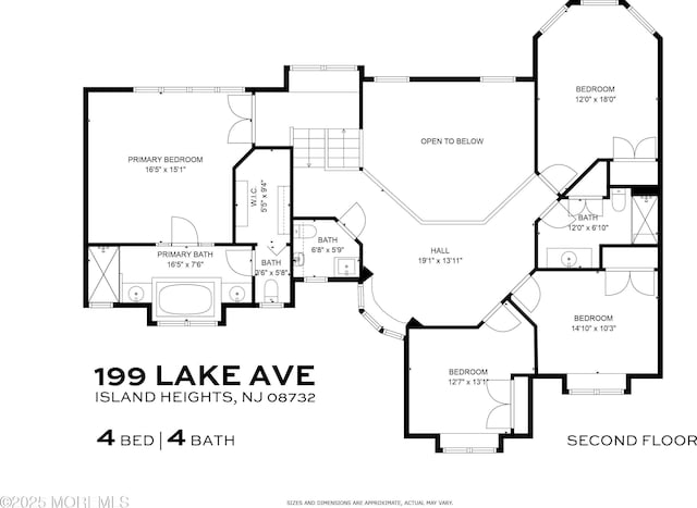 199-203 Lake Ave, Island Heights, NJ 08732 - view of room layout