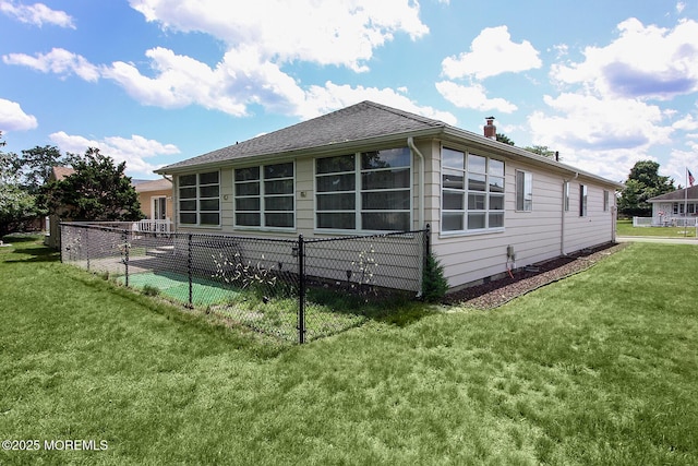 288 Barbados Dr N, Toms River, NJ 08757 - view of home's exterior with a chimney