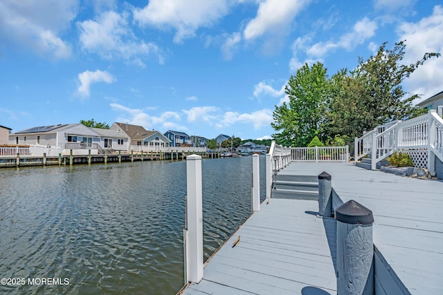 82 Spinnaker Ct, Bayville, NJ 08721 - dock featuring a water view and a residential view