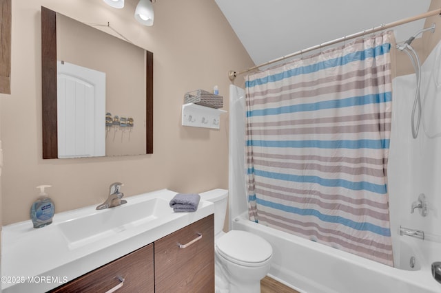 241 Hiering Ave, Seaside Heights, NJ 08751 - full bath featuring vanity and shower / bath combo with shower curtain