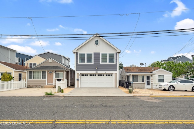 241 Hiering Ave, Seaside Heights, NJ 08751 - traditional home with concrete driveway and a garage