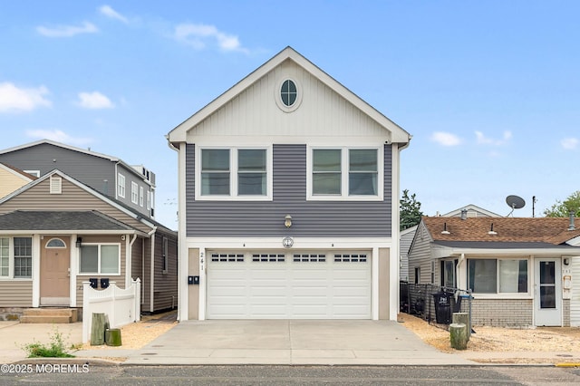 241 Hiering Ave, Seaside Heights, NJ 08751 - view of front of home featuring driveway and a garage