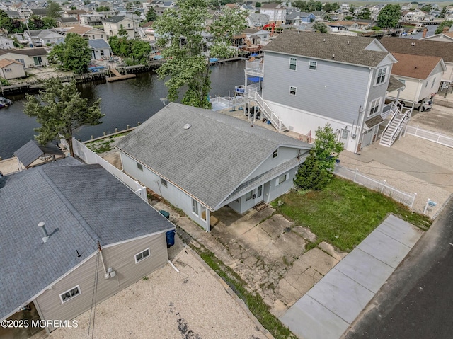 11 W Thames Rd, Little Egg Harbor, NJ 08087 - aerial perspective of suburban area featuring a nearby body of water