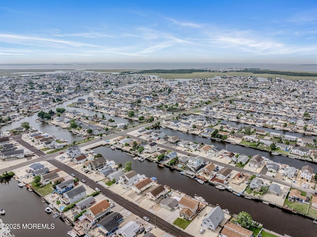 11 W Thames Rd, Little Egg Harbor, NJ 08087 - aerial overview of property's location with nearby suburban area and a large body of water