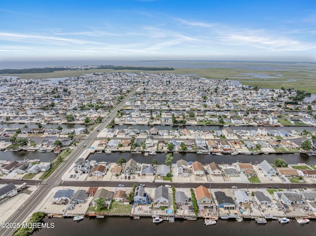 11 W Thames Rd, Little Egg Harbor, NJ 08087 - aerial view of property and surrounding area featuring a nearby body of water and nearby suburban area