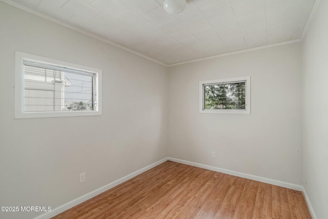 11 W Thames Rd, Little Egg Harbor, NJ 08087 - spare room with ornamental molding and light wood finished floors