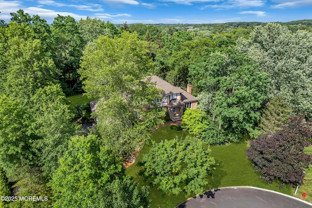22 Hunt Rd, Freehold, NJ 07728 - view of subject property with a heavily wooded area