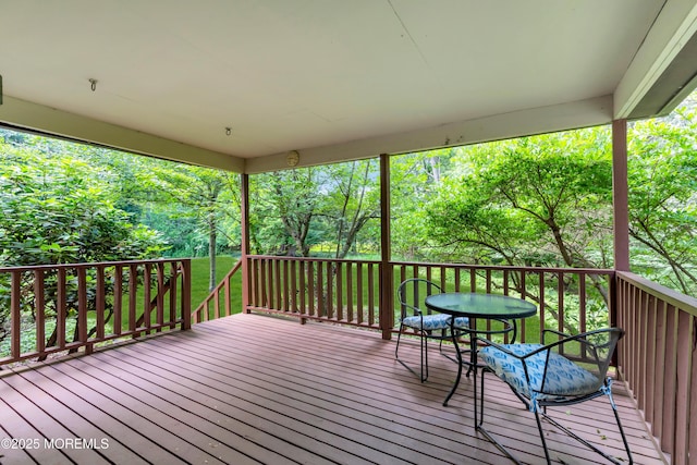22 Hunt Rd, Freehold, NJ 07728 - view of wooden deck