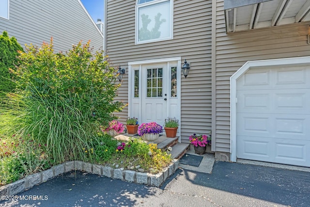 134 Marina Bay Ct, Highlands, NJ 07732 - entrance to property featuring a garage