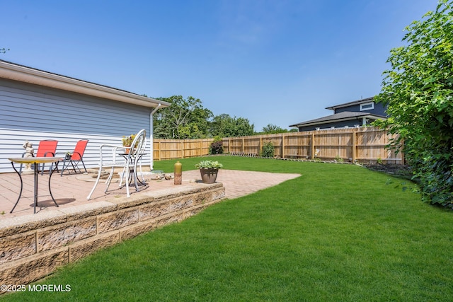 2 Apache Dr, Toms River, NJ 08753 - fenced backyard featuring a patio area