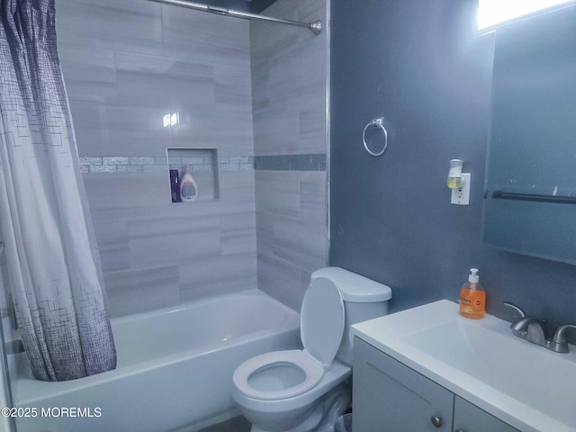 207 Delaware Ave, Cliffwood, NJ 07721 - full bathroom with shower / tub combo with curtain and vanity