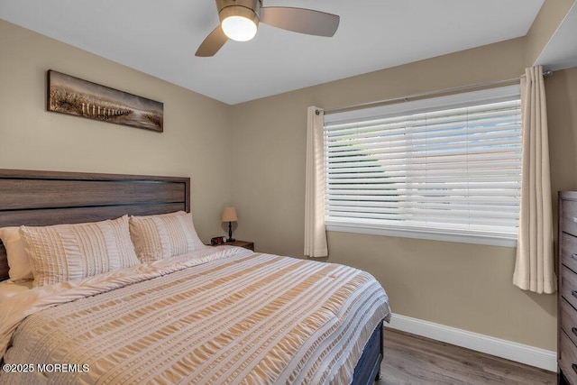 26 Kathy Ct, Brick, NJ 08724 - bedroom with wood finished floors and a ceiling fan