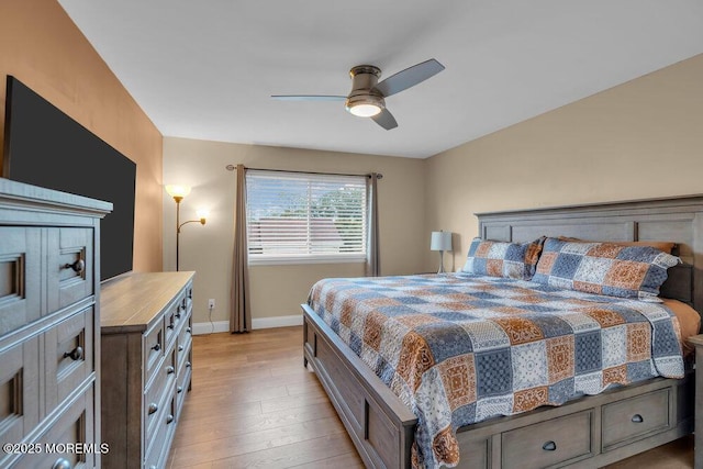 26 Kathy Ct, Brick, NJ 08724 - bedroom with light wood-style floors and a ceiling fan